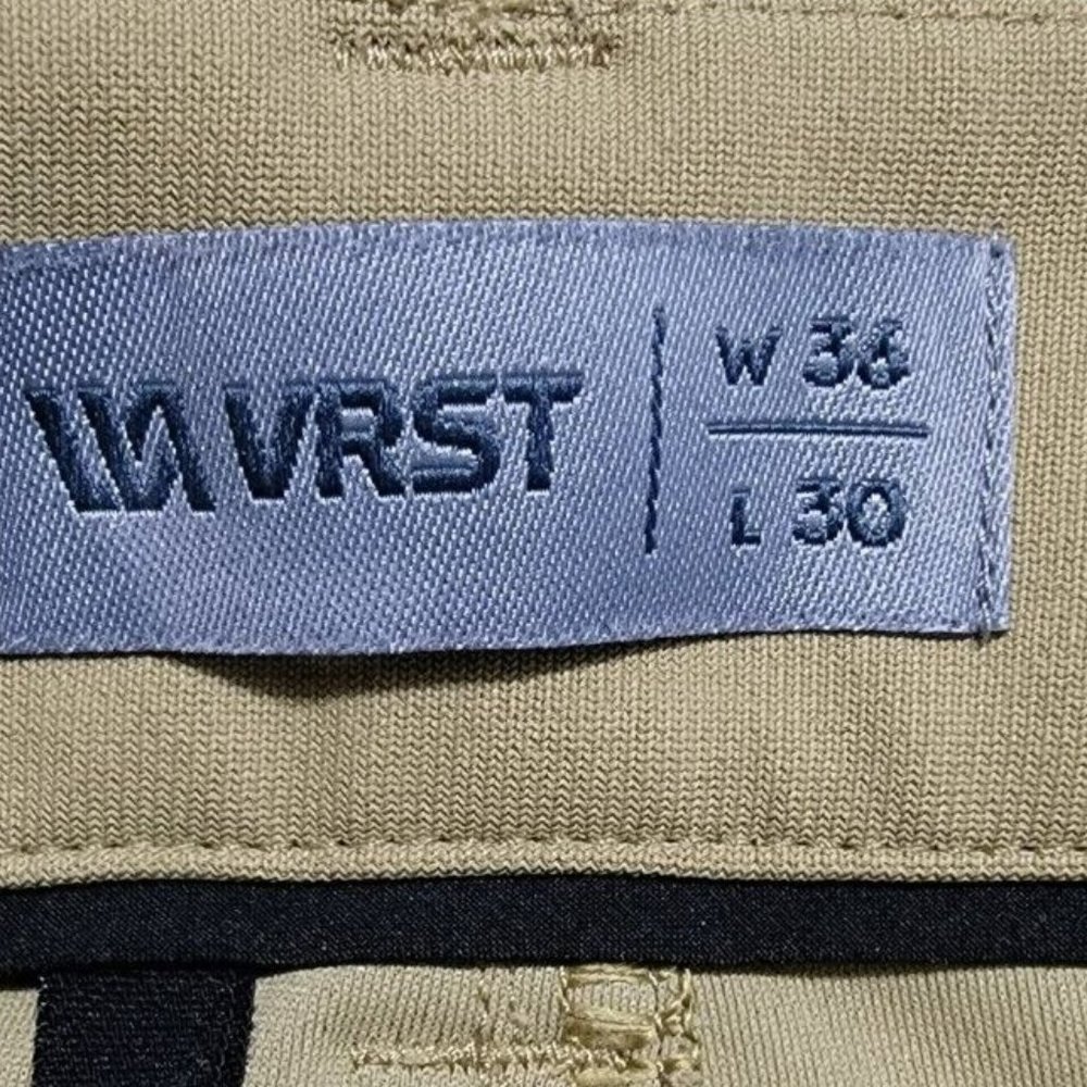 VRST Men’s Size 36x30 Commuter Athletic Golf‎ Chino Workwear Beige Casual Pants - Picture 6 of 14
